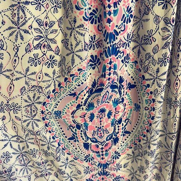 Lilly Pulitzer Abigale midi printed side shoulder dress with belt - Picture 9 of 9